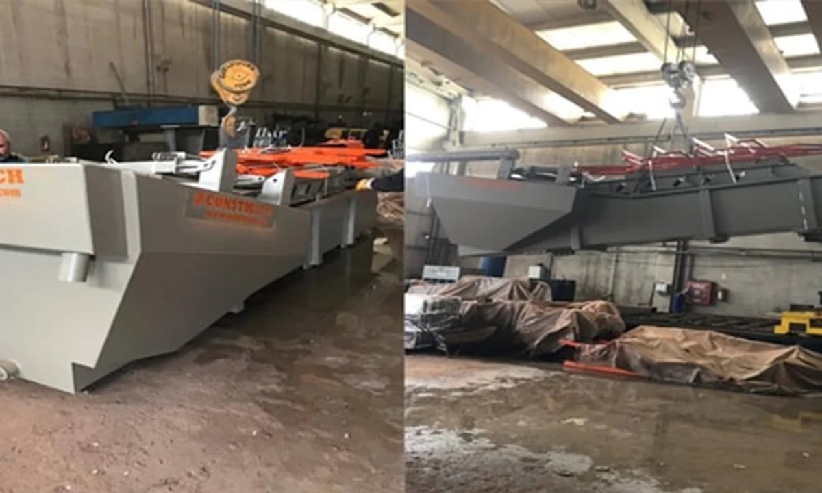 Constmach CSW-5050 Sand Washing Screw Shipped to Spain