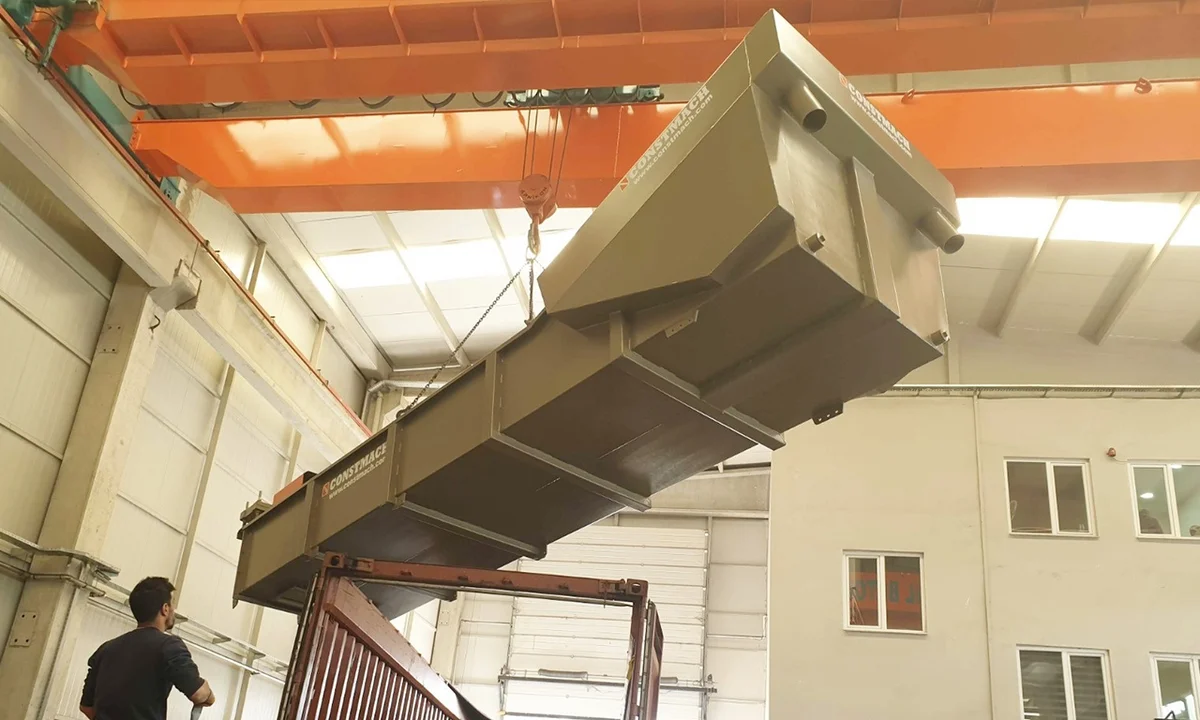 Constmach CSW-7575 Sand Washing Screw Shipped to Canada