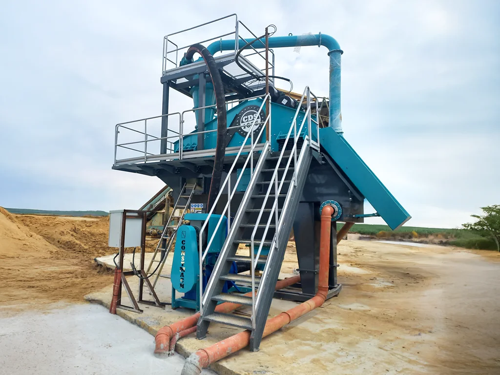 Constmach CDS-1635 Dewatering Screen and Hydrocyclone Installed in Bulgaria