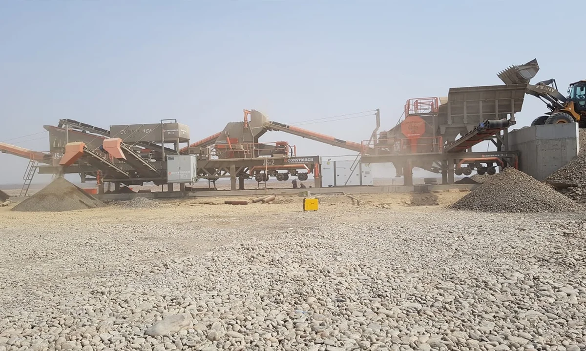 Constmach JS-2 Mobile Crushing Plant Commissioned in Oman