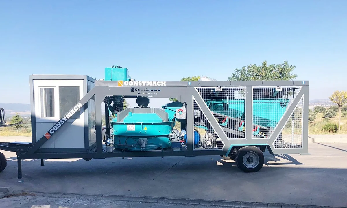 Constmach Mobicom 30 Mobile Concrete Plant Shipped to Cameroon