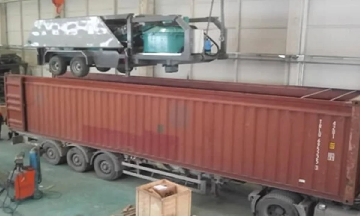 Constmach Mobicom 30 Mobile Concrete Plant Shipped to Senegal