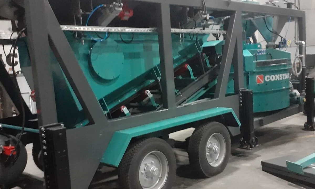 Constmach Mobicom 45 Mobile Concrete Plant Commissioned in Croatia