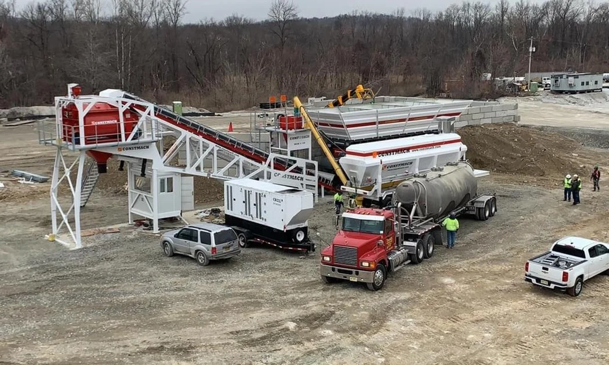Constmach Mobile 120 Concrete Plant Commissioned in New York, USA