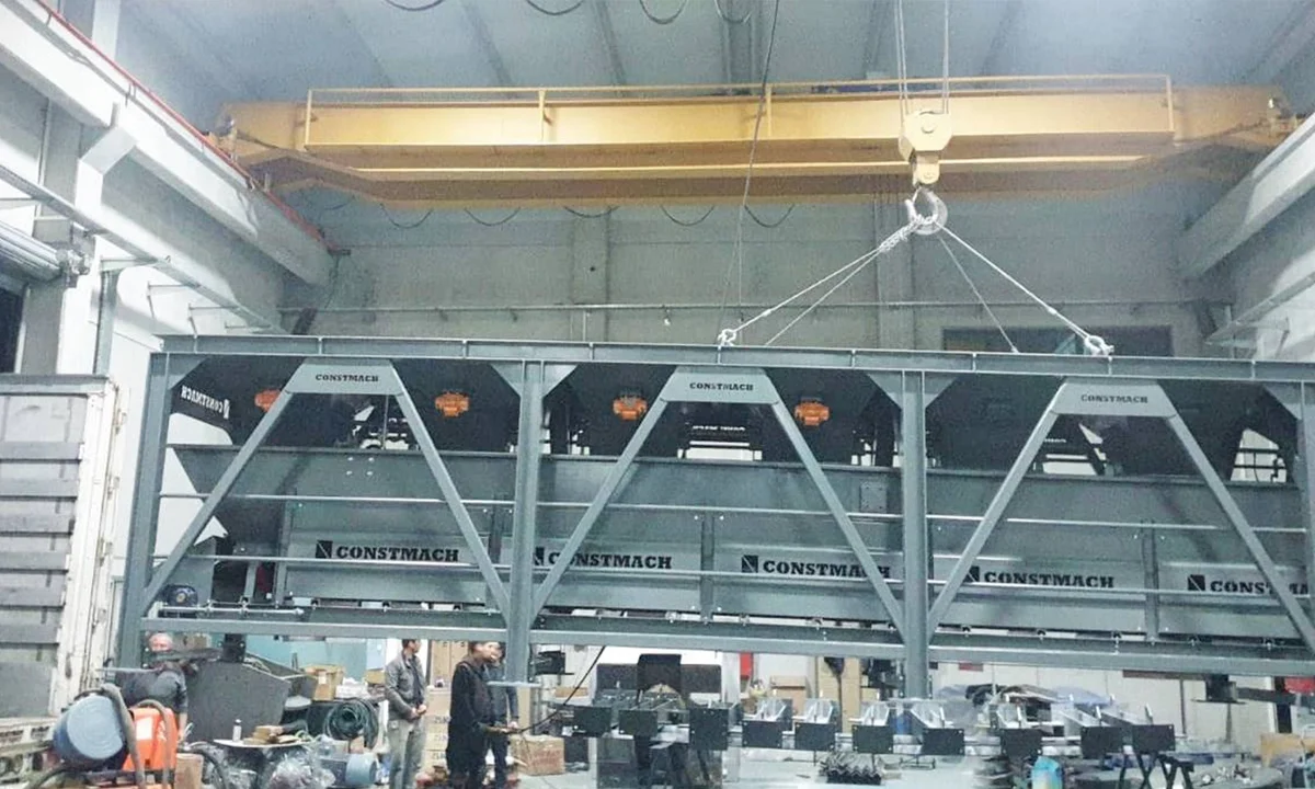 Constmach Stationary 60 Concrete Plant Shipped to Serbia as 7th Plant