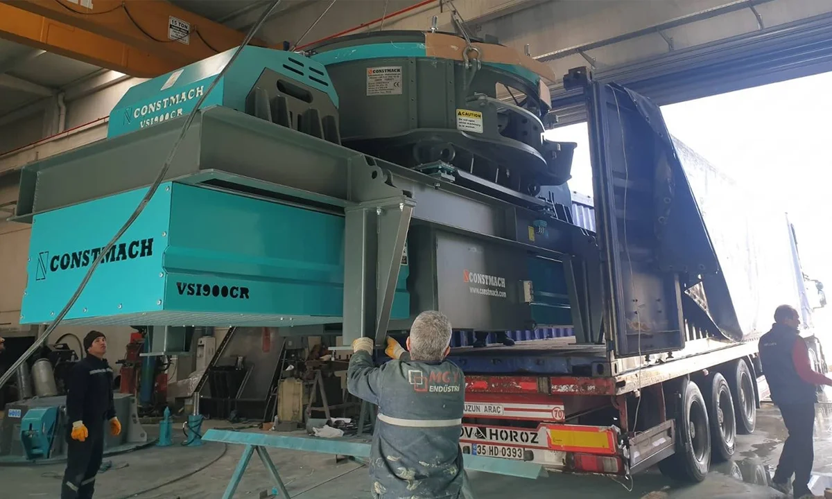 Constmach VSI-900-CR Vertical Shaft Impact Crusher Shipped to Morocco