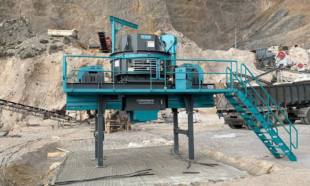 Constmach VSI-900-CR Vertical Shaft Impact Crusher Commissioned in Morocco