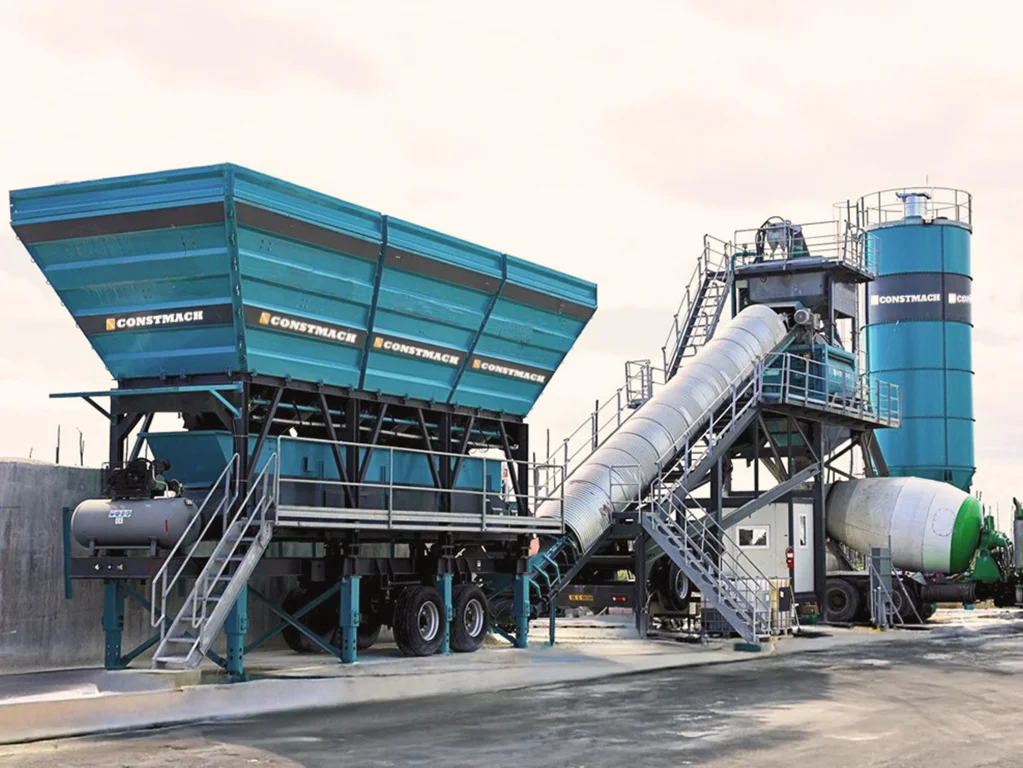 Constmach Mobile 120 Concrete Plant Successfully Installed in the Bahamas
