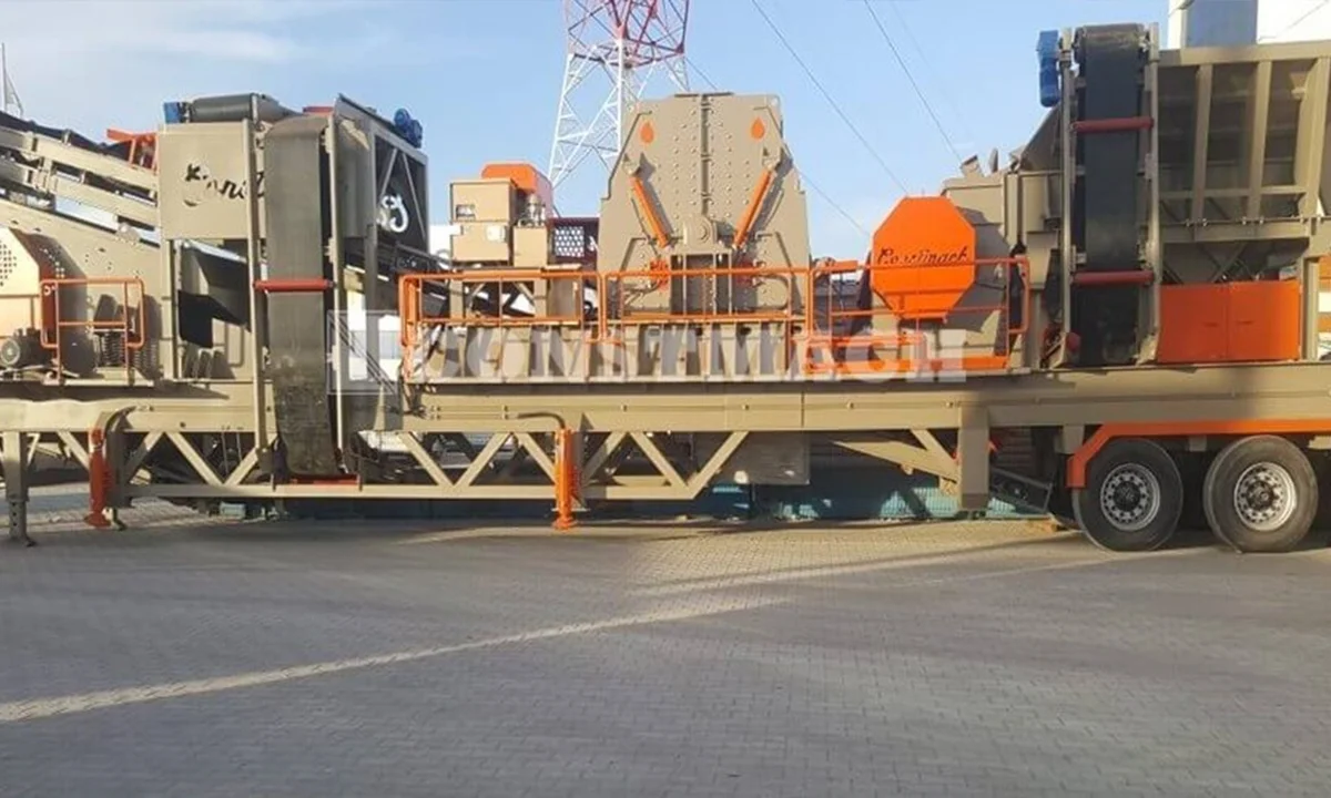 Constmach JT-1 Mobile Crushing Plant Shipped to Morocco