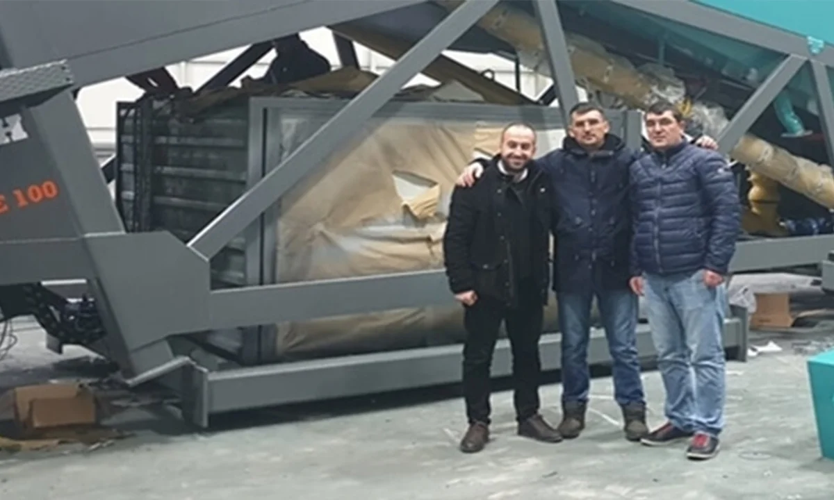 Constmach Mobile 60 Mobile Concrete Plant Deal Signed in Romania