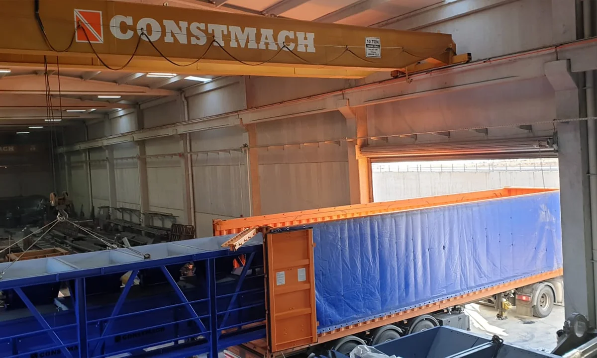 Constmach Special-Design Stationary Concrete Plant Shipped to Bahrain