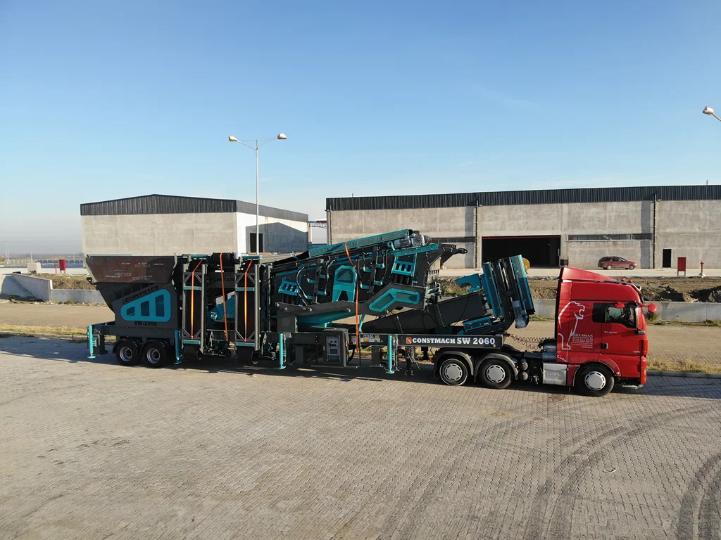 Constmach SW-2060 Mobile Screening and Washing Plant Shipped to Romania