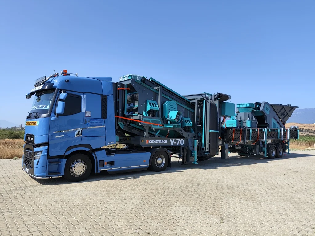Constmach V-70 Mobile Crushing & Screening Plant Shipped to Croatia